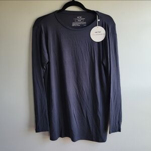 NWT Little Sleepies Mens SMALL Long Sleeve Pajama Top Navy Jurassic Jungle